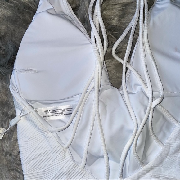 Womens one piece. Strappy racerback swimsuit - Picture 4 of 5
